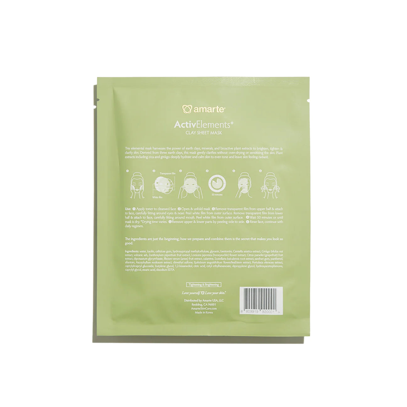 Amarte ActivElements Clay Sheet Mask